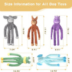 5 Pack Dog Squeak Toys, Durable Plush Chew Toys for Small, Medium & Large Dogs for Teething & Interactive Play