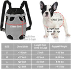 FEimaX Dog Carrier Backpack Pet Legs Out Front Cat Travel Bag, Adjustable Puppy Backpacks Carriers Hands-Free for Small Medium Dogs Cats Hiking Traveling Camping Daily Walking (Medium, Grey)