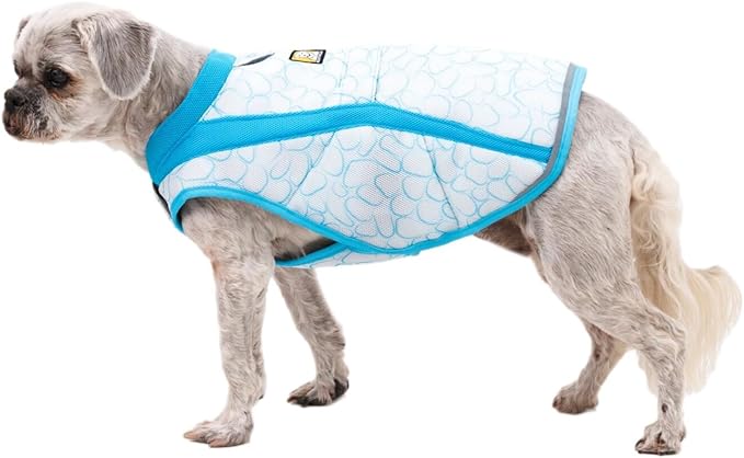 Ruffwear, Swamp Cooler Dog Vest, Evaporative Cooling for Hot Weather, Compatible with Most Harnesses, Graphite Gray, Medium