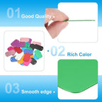 MECCANIXITY Blank Dog Tags Rectangle Blank Aluminum Blank Keychains Laser Engraving Blanks ID Name Tag Metal Personalized Pet Tags for DIY Crafts Green, 300 Pack