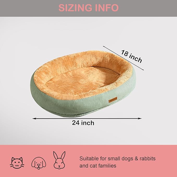 Heated Cat Bed Indoor w/ 12V Electric Heating Pad, Thermal Warming Heated Pet Bed with Adjustable Temperature & Timer