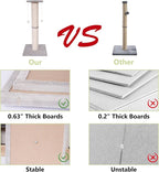 Cat Scratching Post-Scratching Post with Sisal Rope for Indoor Cats Large Cat Scratching Post sisal cat Scratcher Cute for Kitten Scratching Post(25 inch)