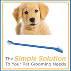 Dog Toothbrush Set, Professional Dogs and Cat Grooming Supplies, Best Soft Bristle Toothbrush, Pack of 2 Double Sided Toothbrushes for Large and Small Pet Teeth