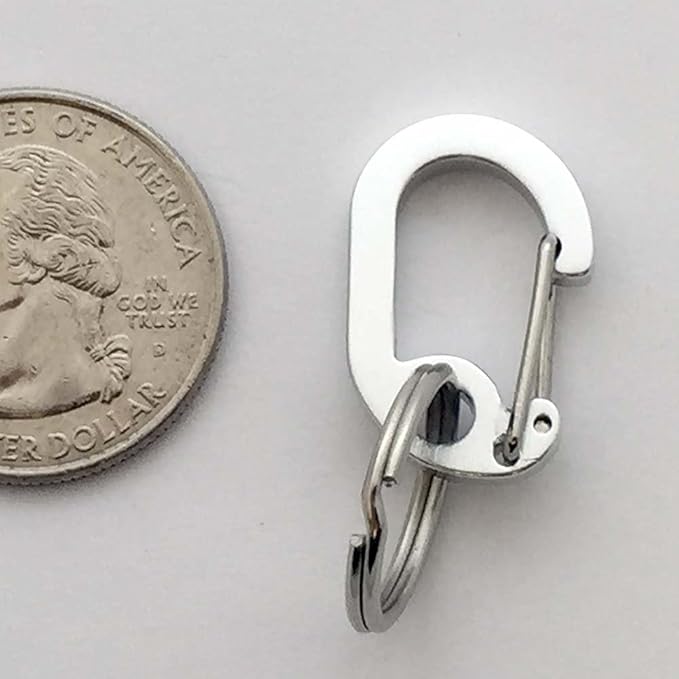 LuckyPet Klippy Pet Tag Quick Clips - Cat & Dog Collar for ID Tags Holder Efficient Ring Attachment Clip for Safety - Pink, 2 Pack