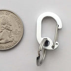 LuckyPet Klippy Pet Tag Quick Clips - Cat & Dog Collar for ID Tags Holder Efficient Ring Attachment Clip for Safety - Pink, 2 Pack