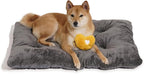 FUNNY FUZZY 35×23 Washable Dog Crate Bed,Orthopedic Cushion Mattress for Large Dogs-Fits 36 Inch Dog Crates, Reversible,Durable & Comfortable Pet Bed,L,Charcoal Grey