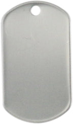 Tinsow 100PCS Blank Bulk Dog Tags for Stamping Engraving Shiny Stainless Steel Military Rolled Edge Backing Dog Tags for Doggies Engraved