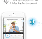 EZVIZ Indoor Security Camera 1080P WiFi Baby Monitor, Smart Motion Detection, Two-Way audio, 40ft Night Vision, Works with Alexa & Google Assistant(C1C)