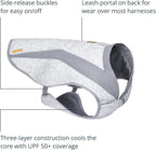 Ruffwear, Swamp Cooler Dog Vest, Evaporative Cooling for Hot Weather, Compatible with Most Harnesses, Graphite Gray, Medium
