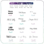 HM001 Cats Dogs ID Tags Personalized Lovely Symbols Pets Collar Name Accessories Custom Engraved Supplies for Four Legged Child Necklace Chain Anti-Lost Metal Simple Charm (Shiny Brass, Small 0.94")