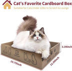 Cat Scratching Board Set (3-Pack) – Durable & Eco-Friendly Cat Scratcher Pads for Indoor Cats, Double-Sided Corrugated Cardboard, Non-Toxic, Cat Scratch Pads for Scratching & Resting