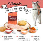 Portland Pet Food Company Human-Grade Mixed Variety Pack Wet Cat Food Pouch Luke's Chicken N' Pumpkin - Moist, Soft Cat Food Mixer, Topper, and Rotational Meal - 12 Pack