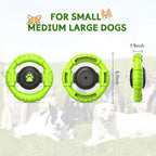 Dog Toys for Aggressive Chewers Large Medium Small Breed Indestructible Durable Tough Squeaky Dog Chew Toys to Keep Them Busy Nylon Rubber Interactive Dog Toys