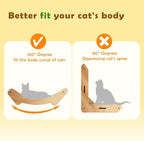 Sisal Cat Scratcher Bed for Indoor Small Medium Large Cat Hammock Lounge Scratching Post Board Wooden Perch Furniture