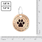 Myluckytag QR Code Stainless Steel Personalized Dog ID Tag - Engraved, Durable, Online Pet Profile, Location Alert Email