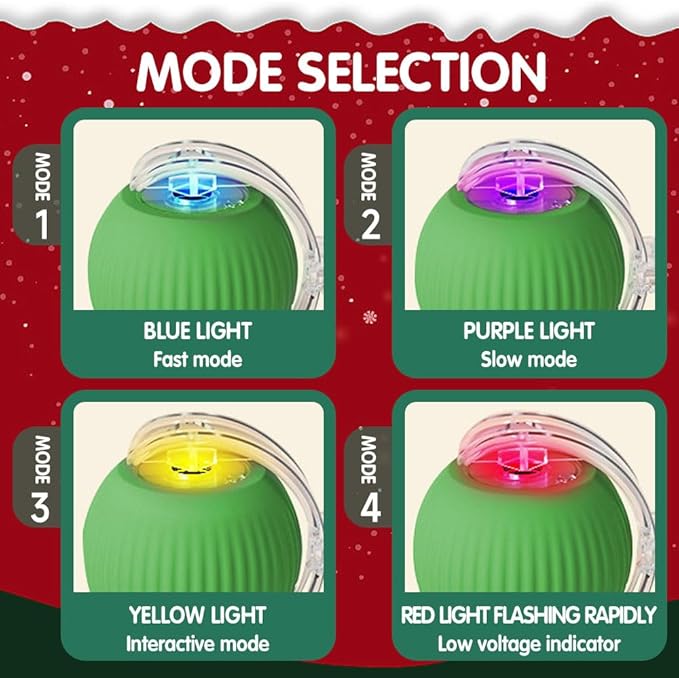 2026 New Interactive Cat Toys for Indoor Cats, Kitten Toys to Relieve Boredom for Indoor Cats (Red+Green+Grey)