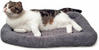 Cat Bed for Cat, Washable Indoor Cat Cushion Bed, Soft and Cozy Plush Pet Bed-M