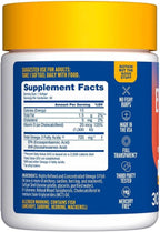 Oceanblue Omega 3 Supplement for Women | Burpless Fish Oil 720mg with Vitamin D3 | Heart Immune Support, Molecularly Distilled Orange Flavor (30 Count One a Day Omega)