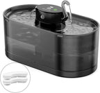 Cat Water Fountain Cordless, 108oz/3.2L Cengcen Wireless Cat Fountains for Drinking, Pet Water Fountains for Cats Indoor, Automatic Cat Water Dispenser Battery Operated 5000mAh Rechargeable, Black