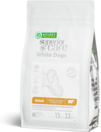 Nature's Protection Grain Free Dry Dog Food for Small Breed - High Protein Tear Stain Diet for Adult Dogs with Light Fur - Small Bites Kibble (Superior Care - Lamb, 3.3 lb)