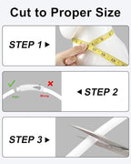 Joytale Light Up Dog Collar, Rechargeable Rainproof LED Collar for Night Walking Safety, Soft Silicone Glow in The Dark, Suitable for Small Medium Large Dogs, White