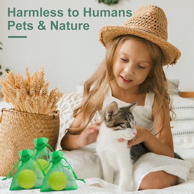 10 Pack Cat Repellent Outdoor to Keep Cats Away, Cat Deterrent Indoor Powered by Peppermint & Lemongrass Oils Safe for Pets & Children, Keeps Cats Out of Furniture, Plants, Specific Areas Effectively