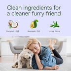 ALŌH Hypoallergenic | All-Natural | Multi-Purpose Pet Wipes, Unscented 50ct Wipes