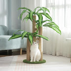 31.5Inch Cat Scratching Post,Cat Scratcher Tree with 3 Scratching Poles & 2 Interactive Dangling Balls,Cats Scratching Posts for Indoor Kitten & Adult Cats
