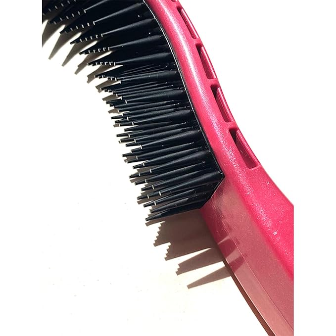 (Pink) Cat Brush is Designed for Comfort, Created for Results. This innovative grooming brush features multi contoured shapes that gently adapt to your cats body for a stress free grooming.
