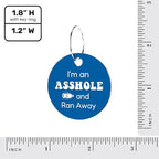 MYLUCKYTAG QR Code Stainless Steel Pet ID Tag - Personalized, Online Profile, Location Alert Email, Digital, Durable - Dog Collar Engraved