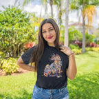 Womens Vintage Graphic Tee Shirt Cat Print Short Sleeve Loose Tunic Tops Gothic Oversized Punk Baggy Shirts