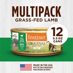 Instinct Original Grain Free Real Lamb Recipe Natural Wet Canned Cat Food by Nature's Variety, 5.5 Ounce (Pack of 12)