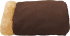 4 in 1 Self Warming Burrow Cat Bed, Pet Hideway Sleeping Cuddle Cave (Brown)