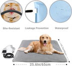 Pet Heating Pad for Dog Cats, Temperature Adjustable Pet Heated Bed with Timer, Cat Heating Pad Outdoor Indoor with Overheating Protection, Pet Warming Pad for Cat Dog House Outside