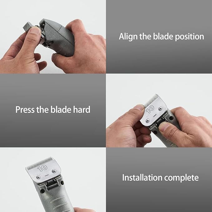 10 Blade Dog Grooming Compatible with Andis/Wahl/Oster Dog Clippers 3 Pack