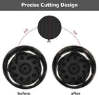 MateeyLife Slow Feeder Dog Bowls Insert with Suction Cups, Cuttable Design for Large & Medium Breeds, Fit for Regular Elevated, Compatible with Metal and Ceramic Dog Bowls for Slow Eating (Black)