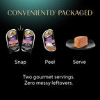 Sheba Perfect Portions Wet Cat Food Pate with Sustainable Salmon, Signature Seafood Entree, and Tender White Fish and Tuna Entree Variety Pack, 2.6 oz. Twin Pack Trays (24 Count, 48 Servings)