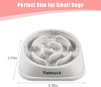 Slow Feeder Dog Bowls 4PCS, Anti-Choking Puzzle for Small Breeds