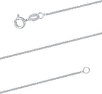 Hawaiian Silver Jewelry Dog Paw Print Pendant Necklace – 18-inch Sterling Silver Paw Print Necklace – 925 Sterling Silver