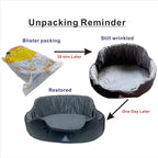 Heated Cat Bed for Indoor Cats，20" Cat Heating Pad with Timer & Temp Adjustable, Washable Calming Pet Bed with Heating Pad for Cats and Small Dogs，Gray Electric Bed Heater Warmer for Kitten Cat