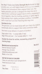 Doc Roy's Daily Care Extra Multivitamin with Minerals for Dogs- Canine Daily Health Supplement - 400 gm Granules
