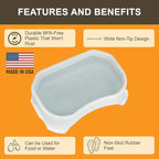 Neater Pet Brands Extra Large Water Bowl for Dogs, Outdoor Dog Water Bowl (2.25 Gallon Extra-Large Capacity), Big Trough Style Food Dish for Indoors or Outside, No Spill Large Dog Bowls, Vanilla Bean