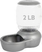 Petmate Replendish Feeder with Automatic Cat and Dog Feeder Grey, Made in USA