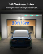 REOLINK Elite Floodlight WiFi with Plug-in Power Cable, 4K 8MP 180° Panoramic Floodlight Camera, Adjustable 3000 Lumens Spotlights, AI Video Search, Dual-Band Wi-Fi 6, 24/7 Recording, No Monthly Fees