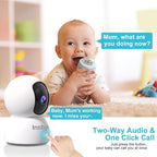 Indoor Security Camera 2K, 5G/2.4G WiFi Camera for Home Security with Auto Tracking, Pan/Tilt, Human/Pet Detection, SD&Cloud Storage, Baby Monitor Pet Camera with Phone APP, Night Vision, 2-Way Audio