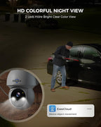 Hiseeu Solar Camera Wireless Outdoor, Home Security Camera System, 2.4G & 5G WiFi, Solar-Powered 4MP 8 Cam-Kit, Color Night Vision, 360° View, Pan & Tilt, 1TB HDD Local Recording, No Montly Fees