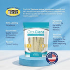 Oral Hygiene Chews for Small Dogs - Cleans Teeth and Freshens Breathe - Coated with Enzymes - Prevents Plaque & Bacteria Build Up - 30 Chews