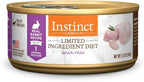 Instinct Limited Ingredient Diet, Natural Wet Cat Food, Grain Free Recipe - Real Rabbit, 5.5 oz. Cans (Pack of 12)