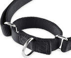 Hyhug Martingale Collar for Dogs Large Black |Escape - Proof Heavy Duty Nylon Durable No Pull, Ideal for Training & Daily Walks