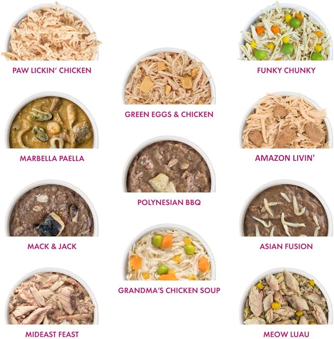 Weruva Classic Cat 11 Flavors Variety Pack – Gluten & Grain Free, 5.5 oz Cans (Pack of 24)
